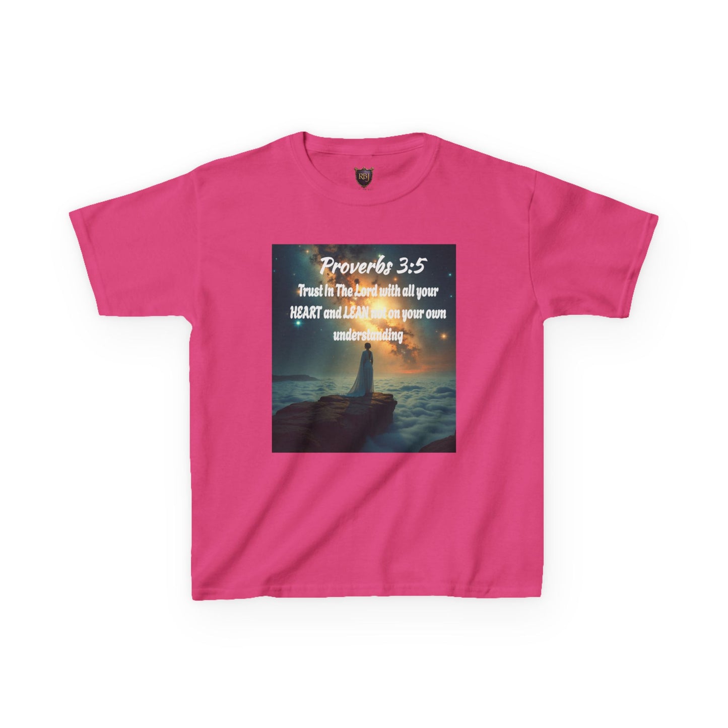 "Proverbs 3:5" Inspirational Kids Tee