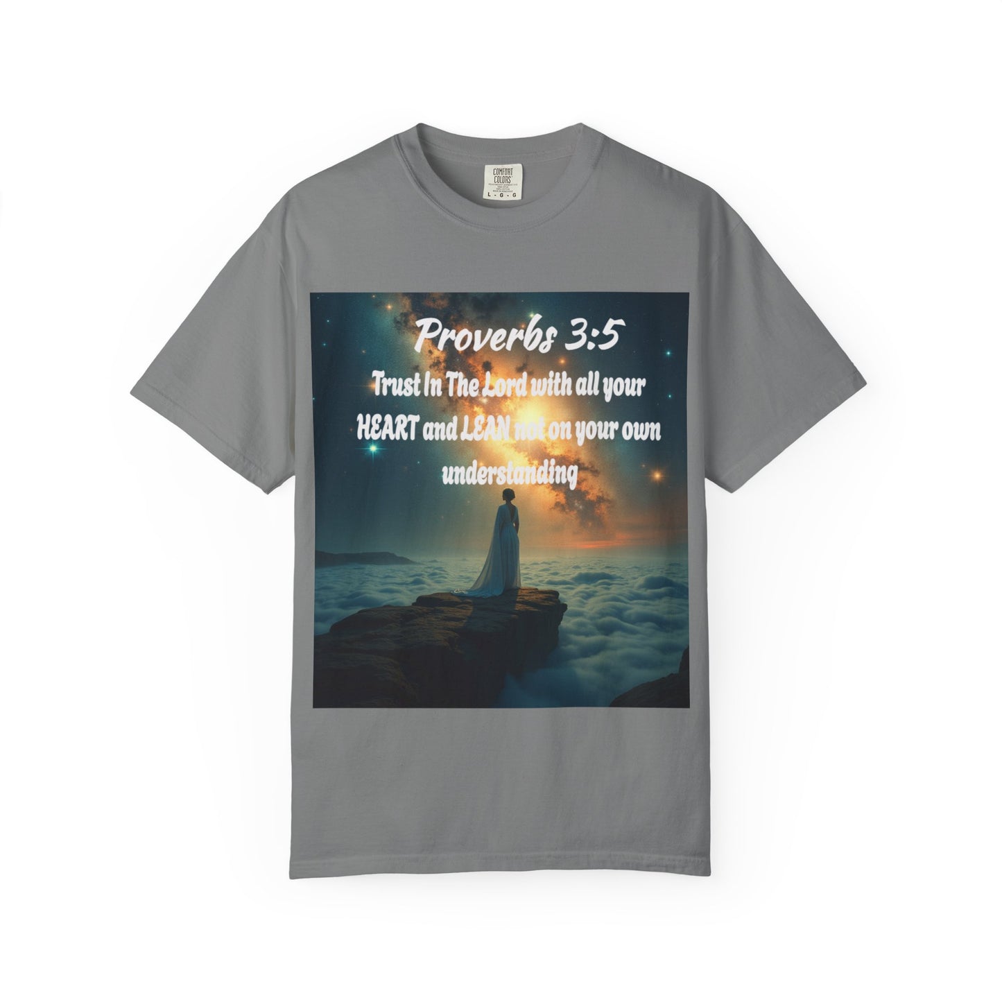 "Proverbs 3:5" Inspirational Trust Tee