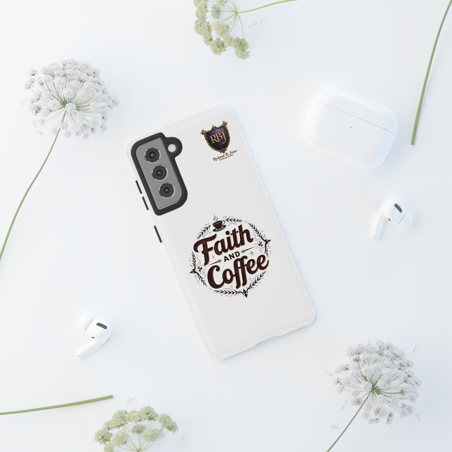 Faith and Coffee Phone Case