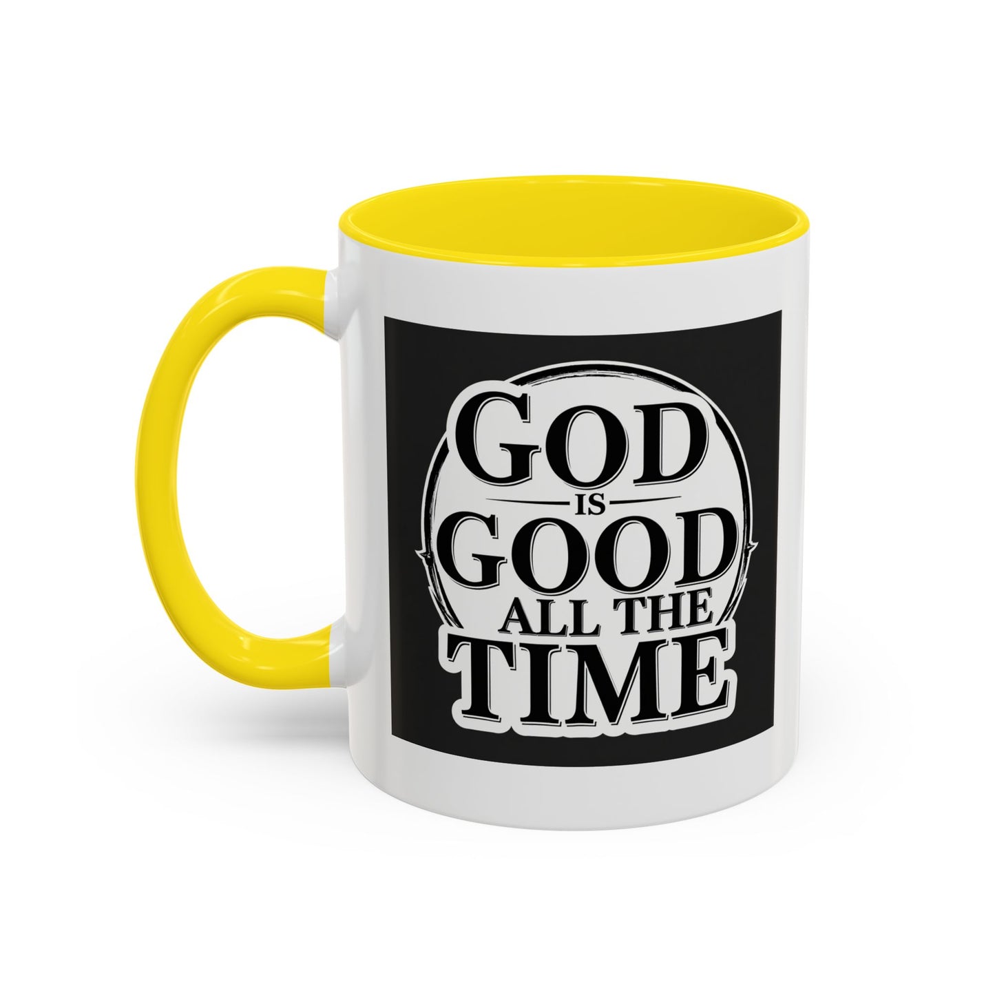 "God Is Good" Accent Coffee Mug