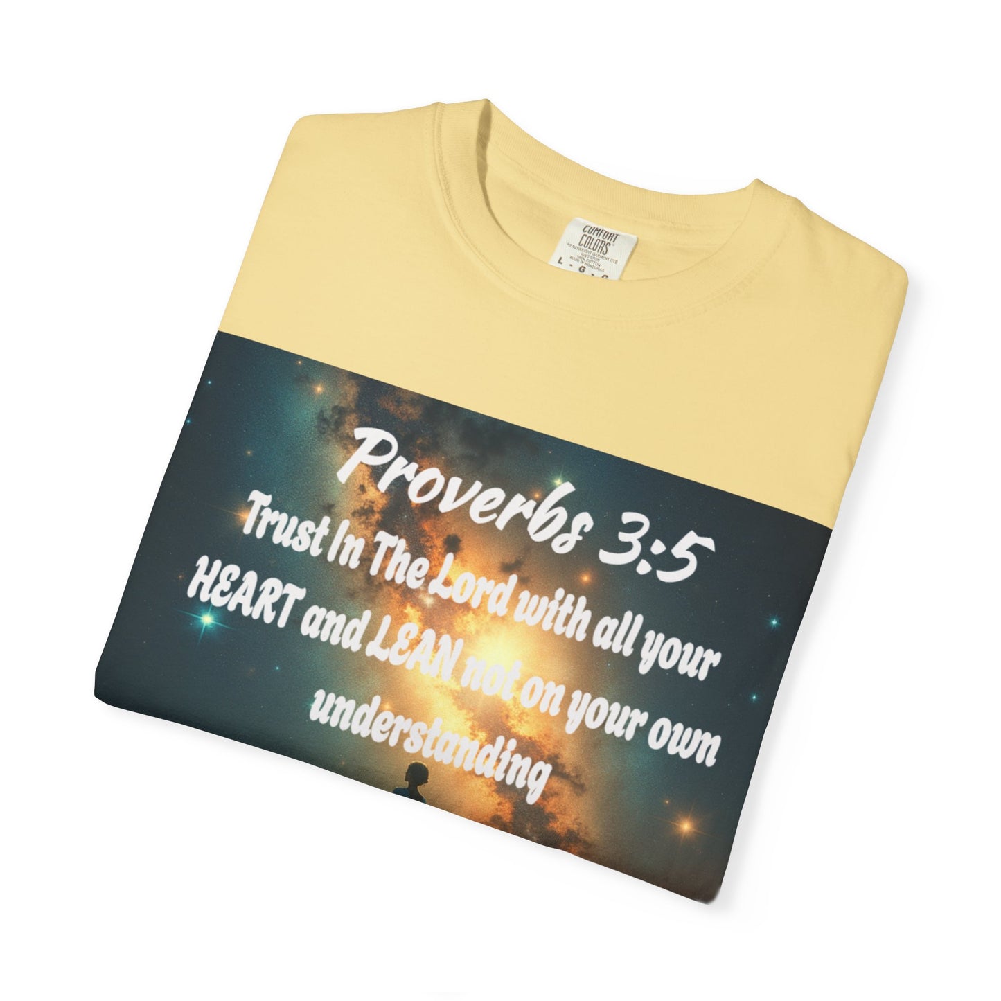 "Proverbs 3:5" Inspirational Trust Tee