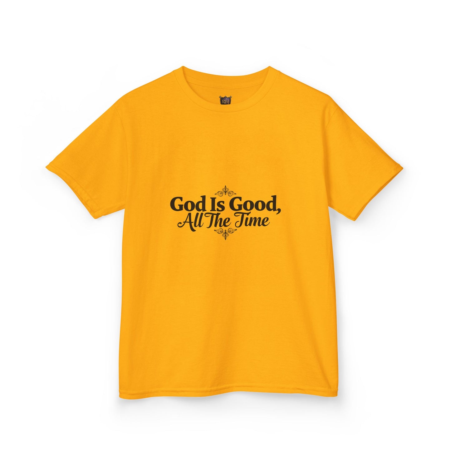 Kids Inspirational Tee - "God Is Good, All The Time"