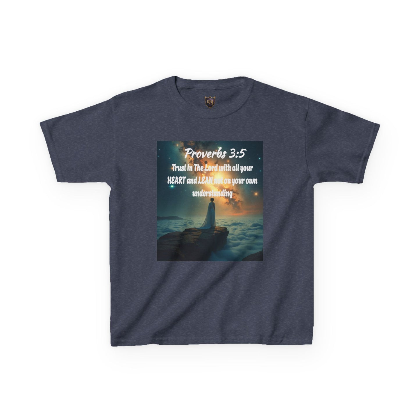 "Proverbs 3:5" Inspirational Kids Tee