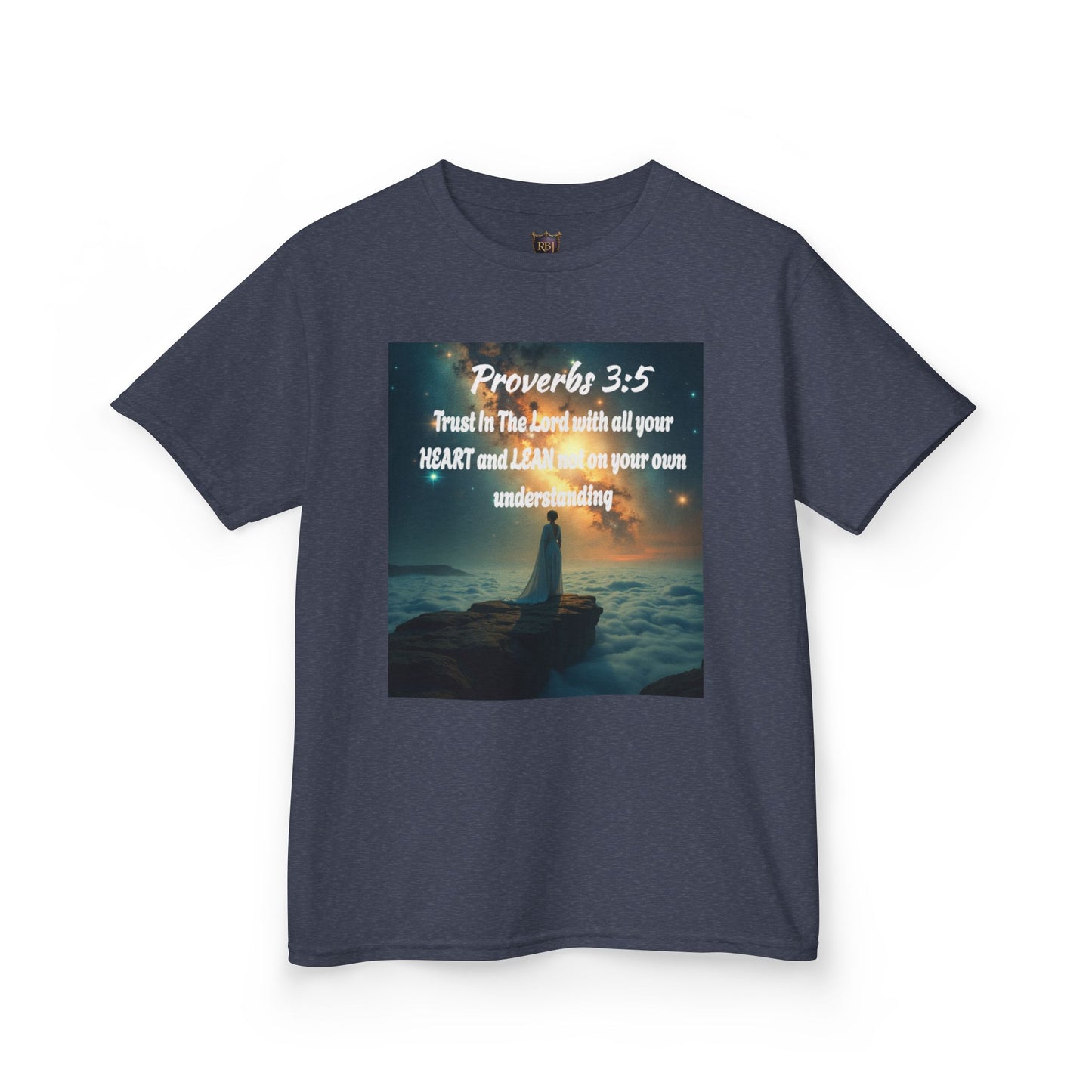 "Proverbs 3:5" Inspirational Kids Tee