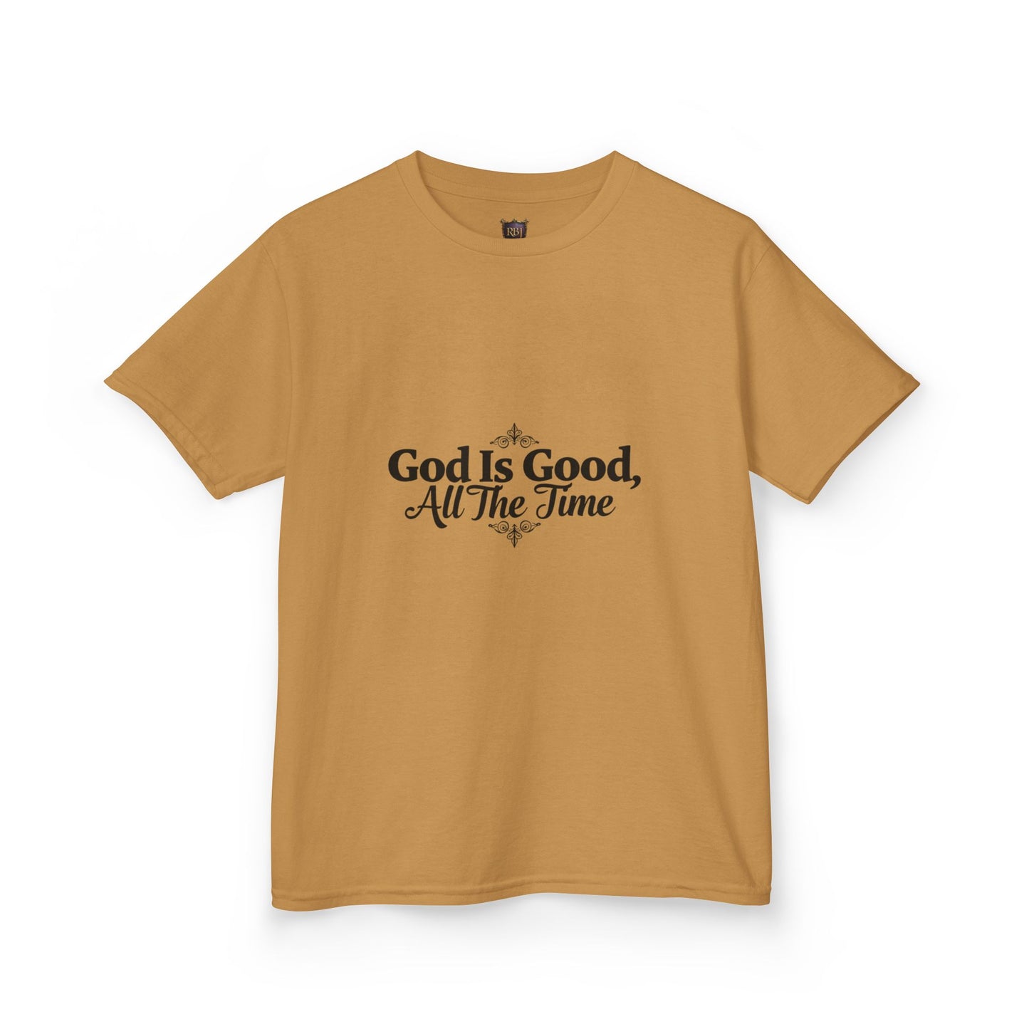 Kids Inspirational Tee - "God Is Good, All The Time"