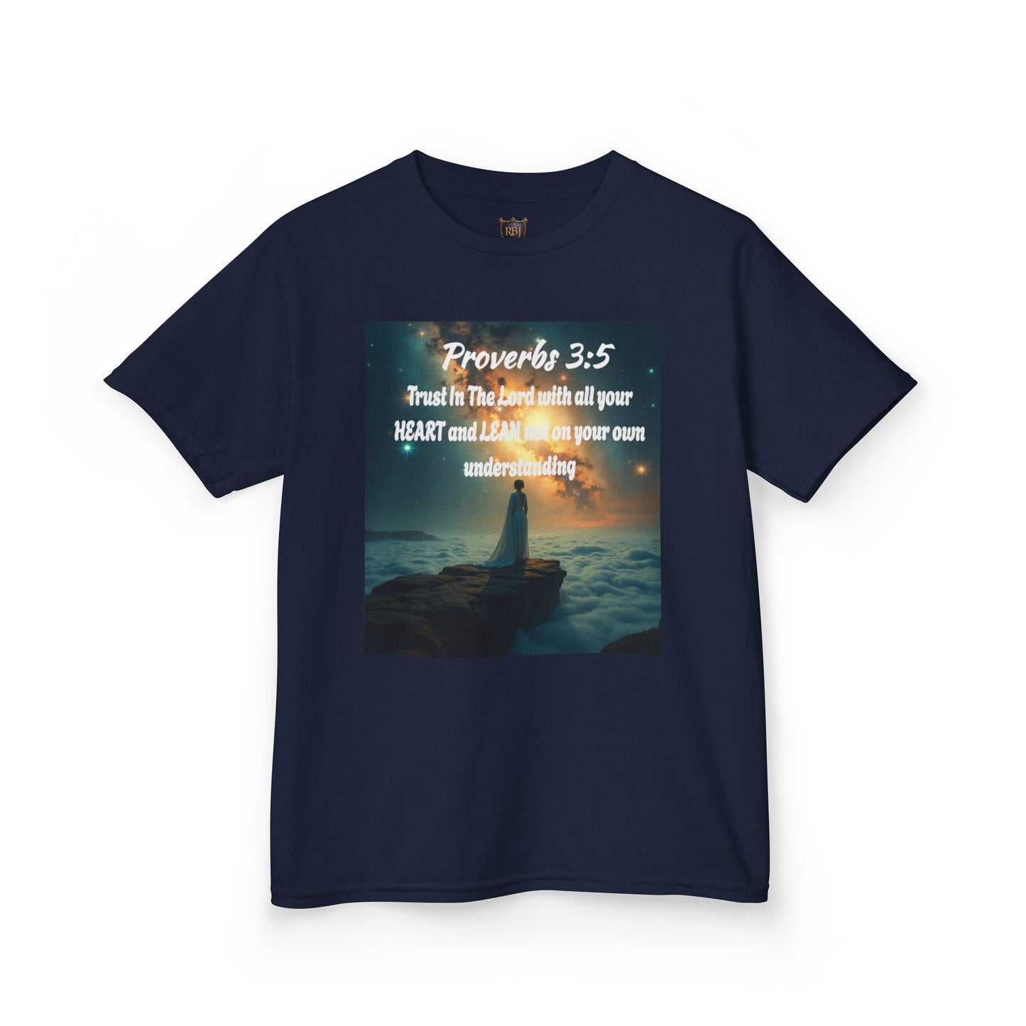 "Proverbs 3:5" Inspirational Kids Tee