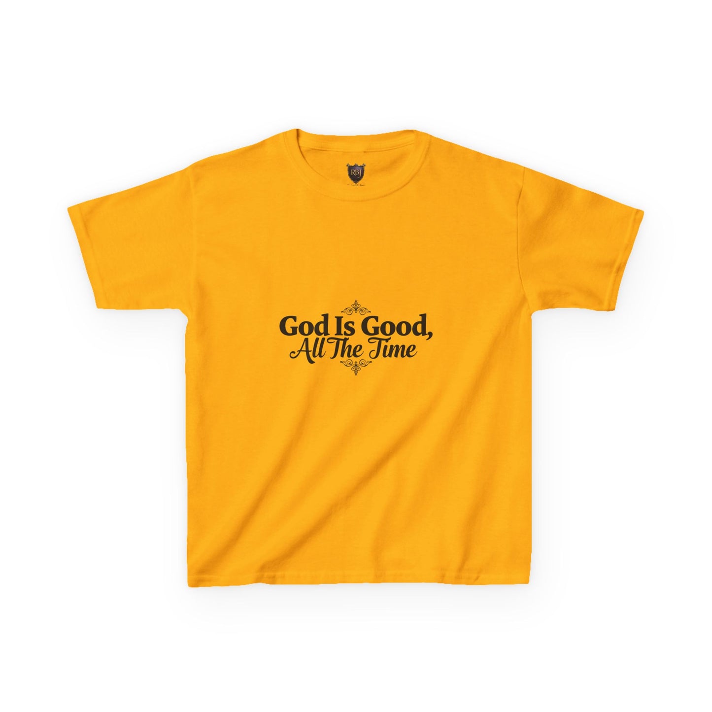 Kids Inspirational Tee - "God Is Good, All The Time"