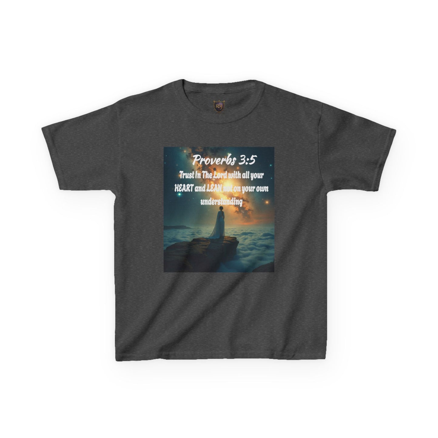 "Proverbs 3:5" Inspirational Kids Tee