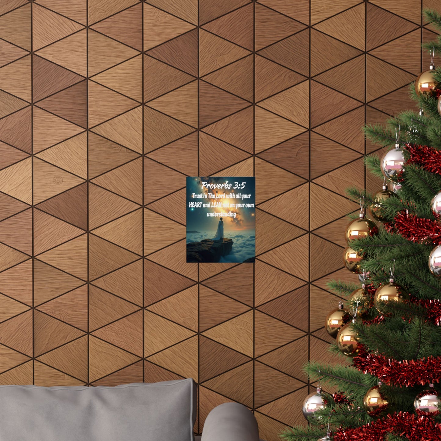 "Proverbs 3:5" Inspirational Matte Vertical Posters