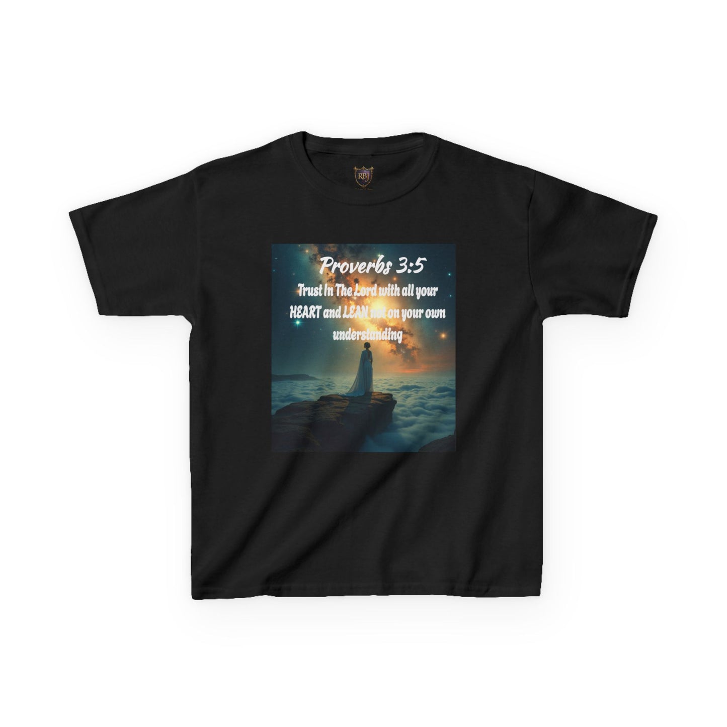 "Proverbs 3:5" Inspirational Kids Tee