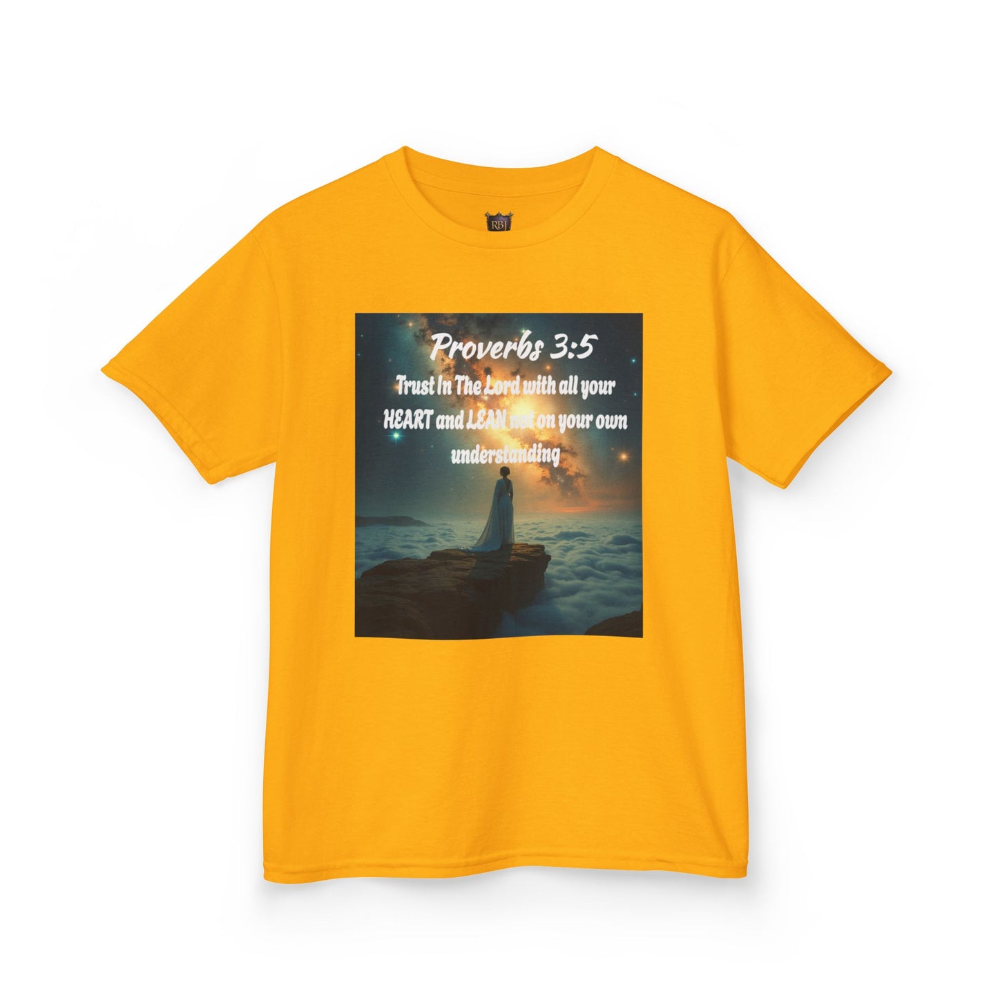 "Proverbs 3:5" Inspirational Kids Tee