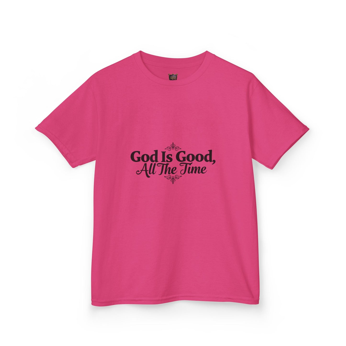 Kids Inspirational Tee - "God Is Good, All The Time"