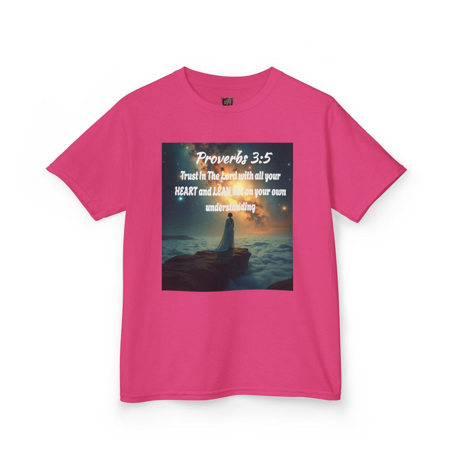 "Proverbs 3:5" Inspirational Kids Tee