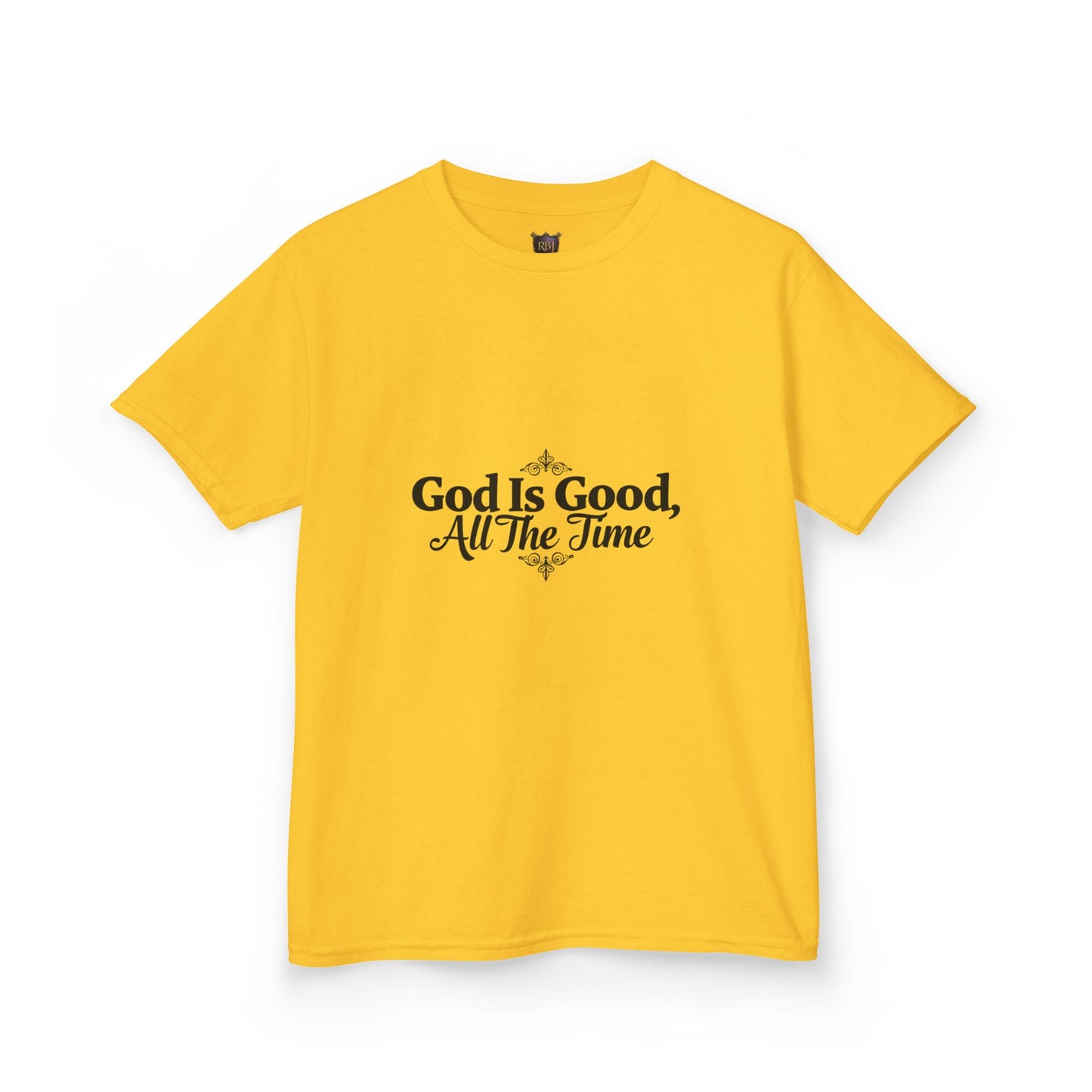 Kids Inspirational Tee - "God Is Good, All The Time"