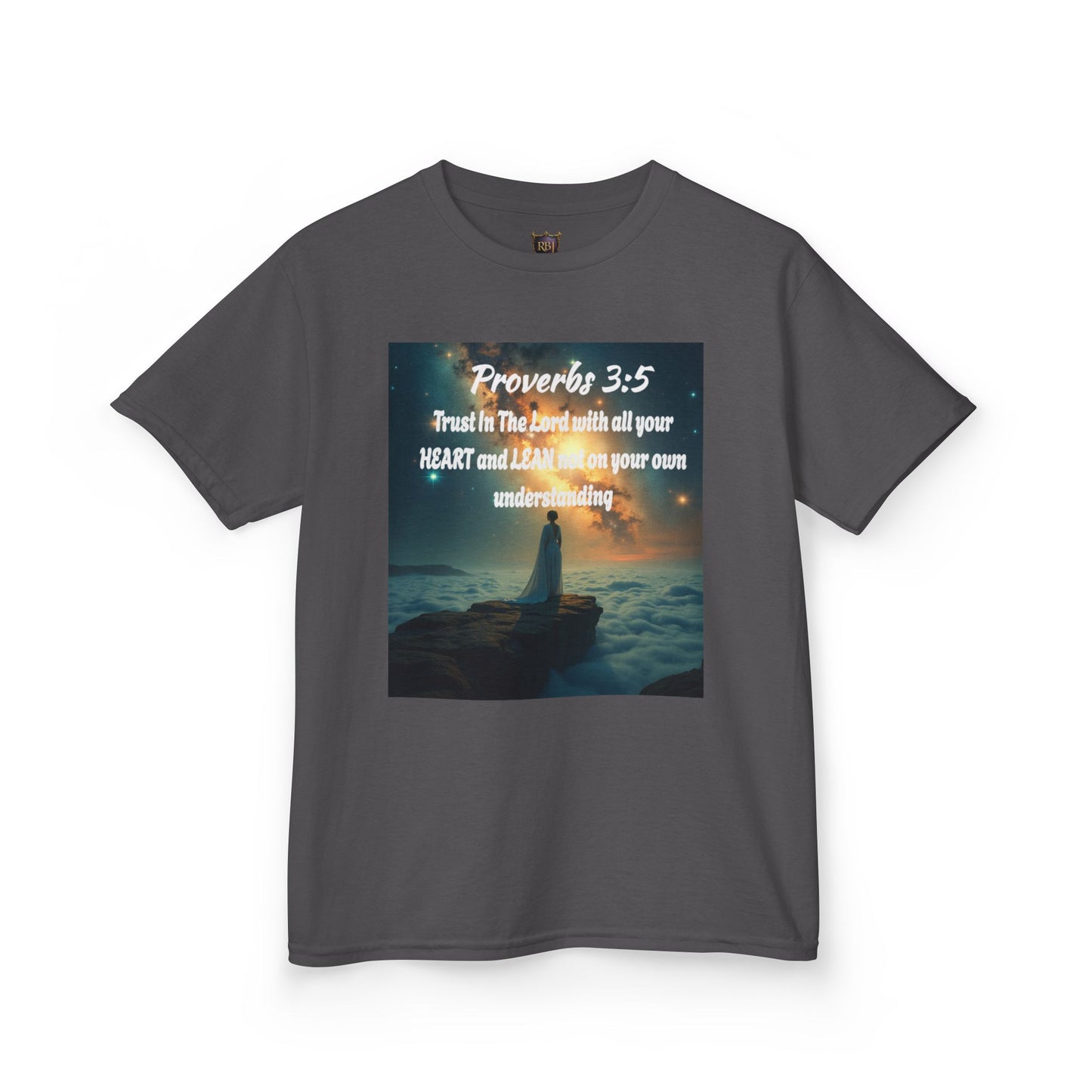 "Proverbs 3:5" Inspirational Kids Tee