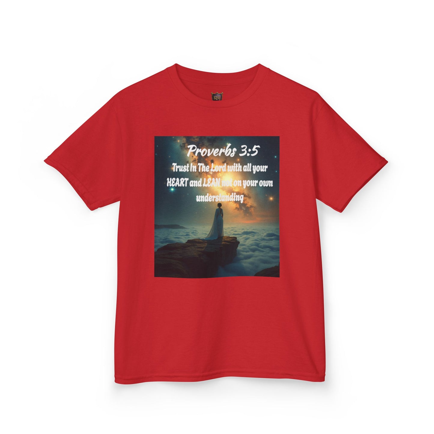 "Proverbs 3:5" Inspirational Kids Tee