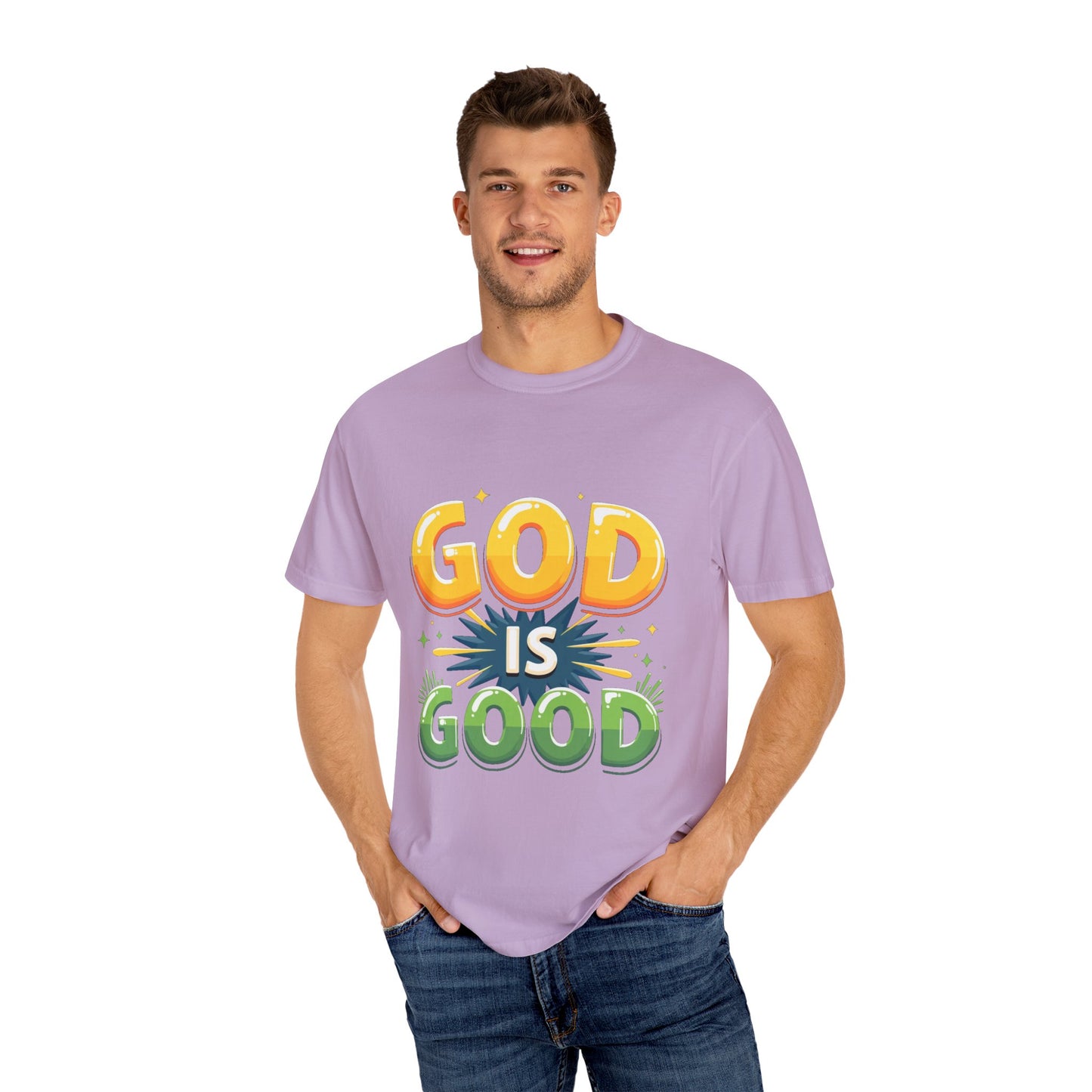 God is Good Garment-Dyed T-shirt