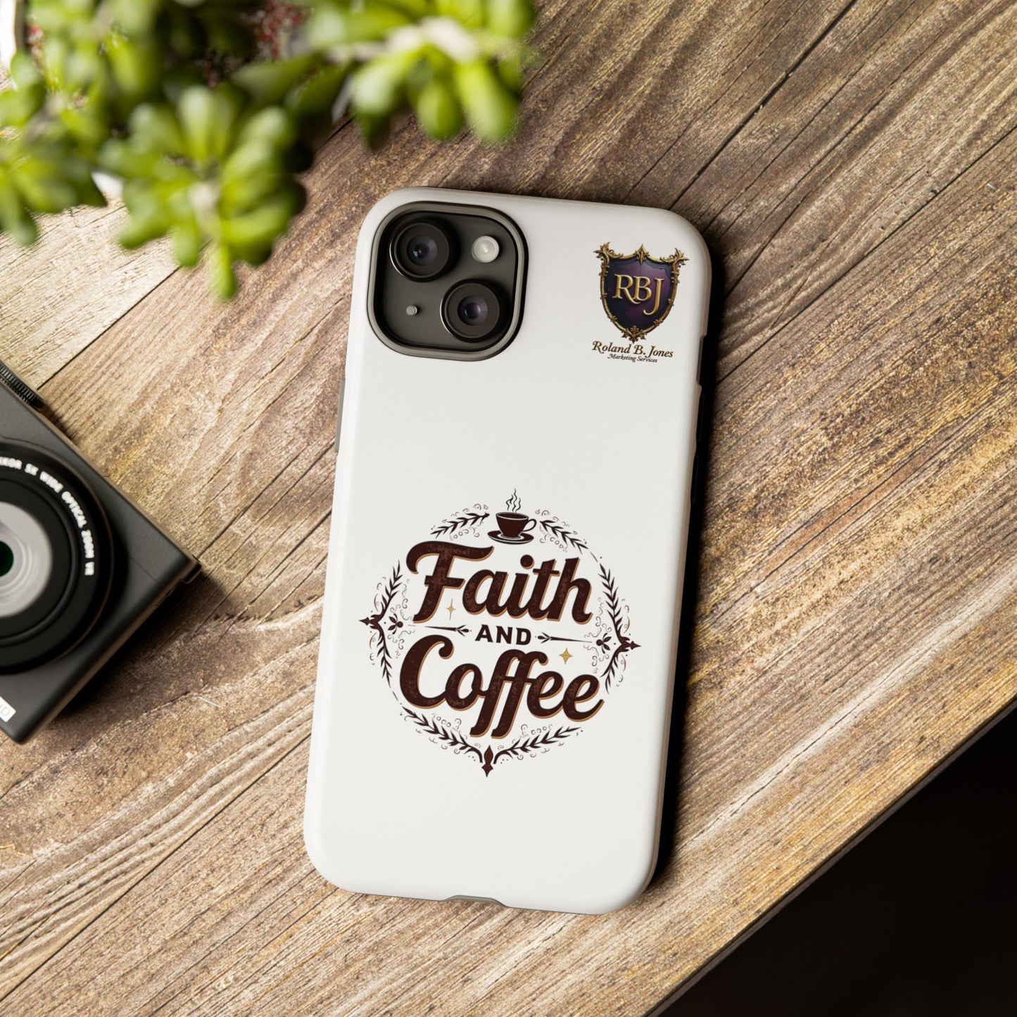 Faith and Coffee Phone Case