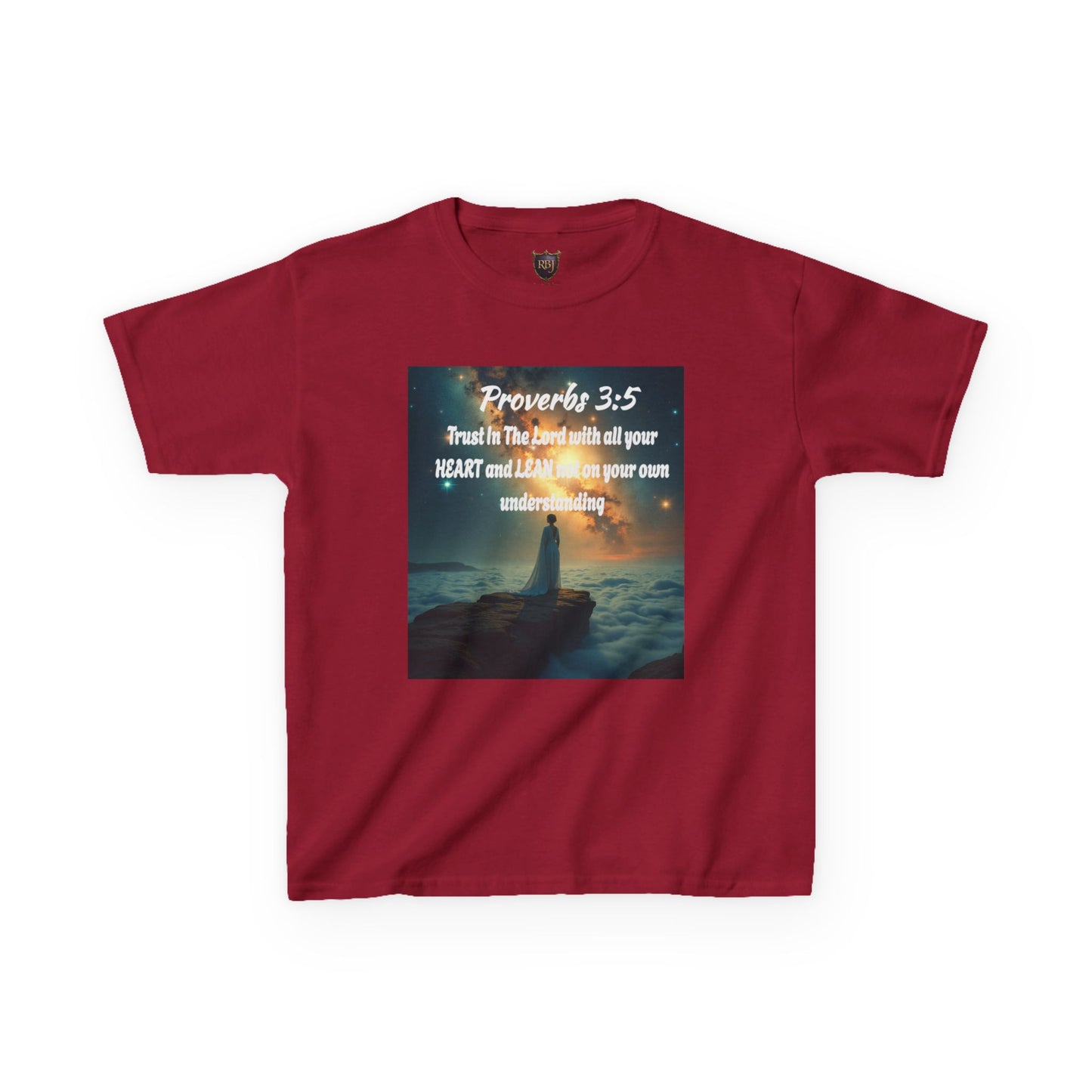 "Proverbs 3:5" Inspirational Kids Tee
