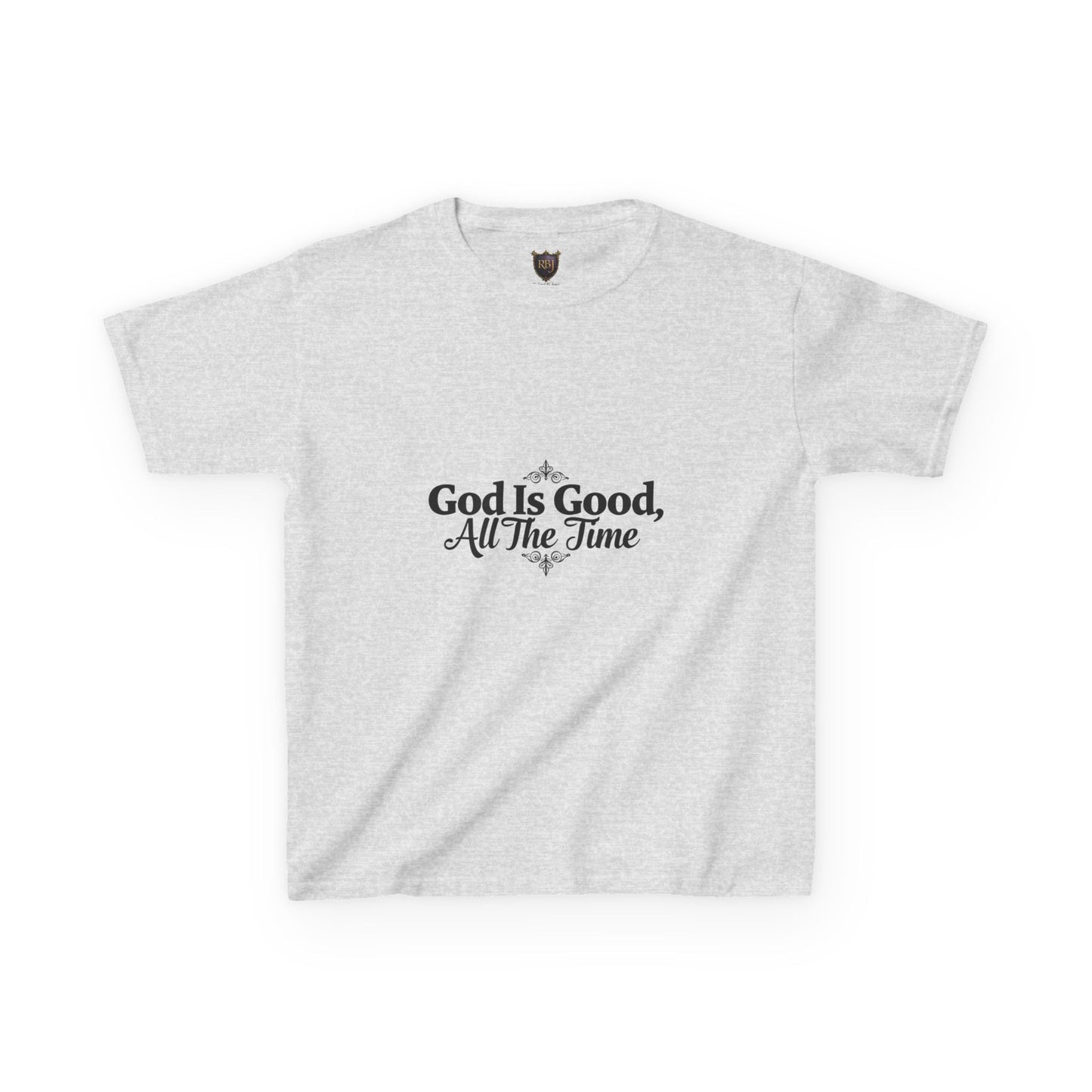 Kids Inspirational Tee - "God Is Good, All The Time"
