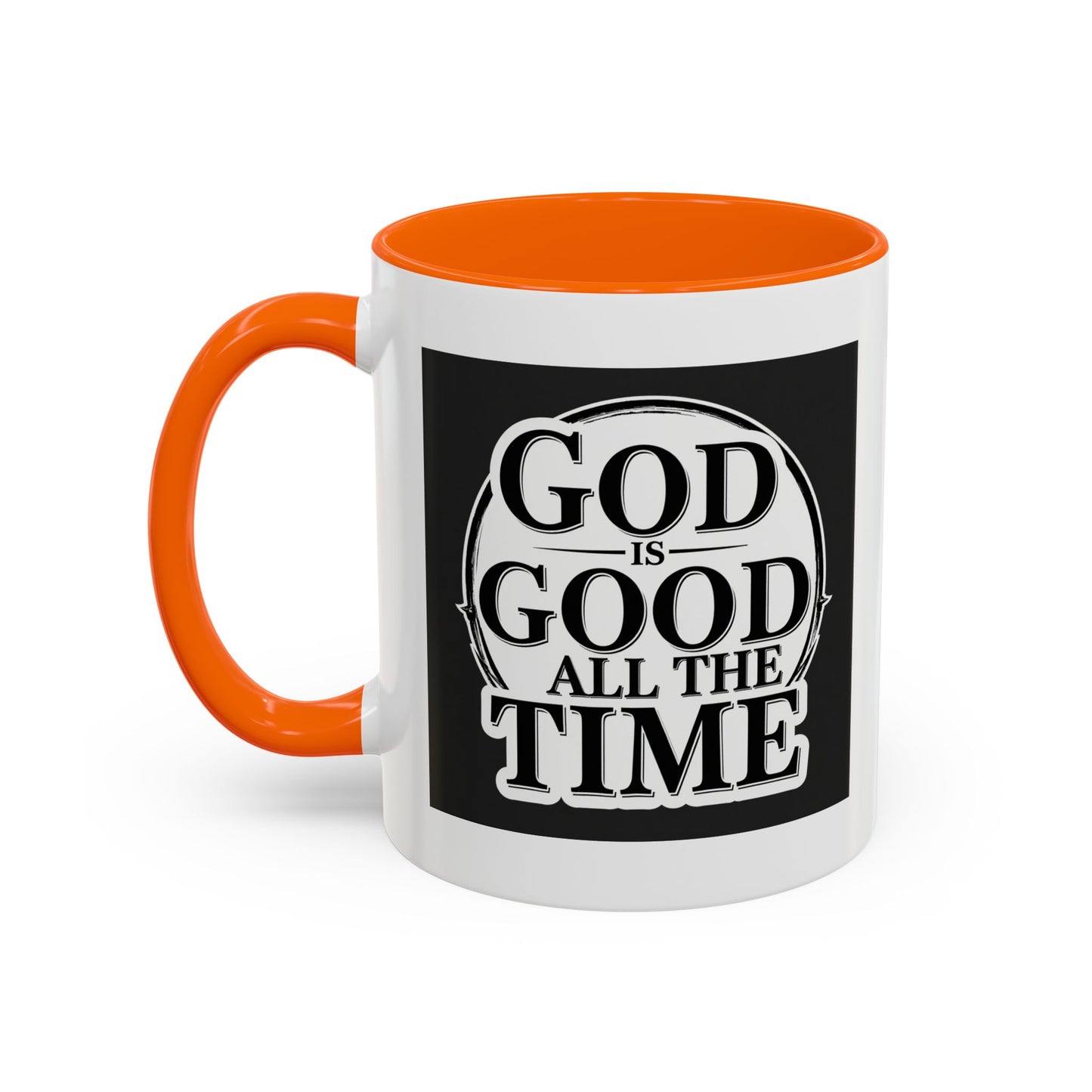 "God Is Good" Accent Coffee Mug