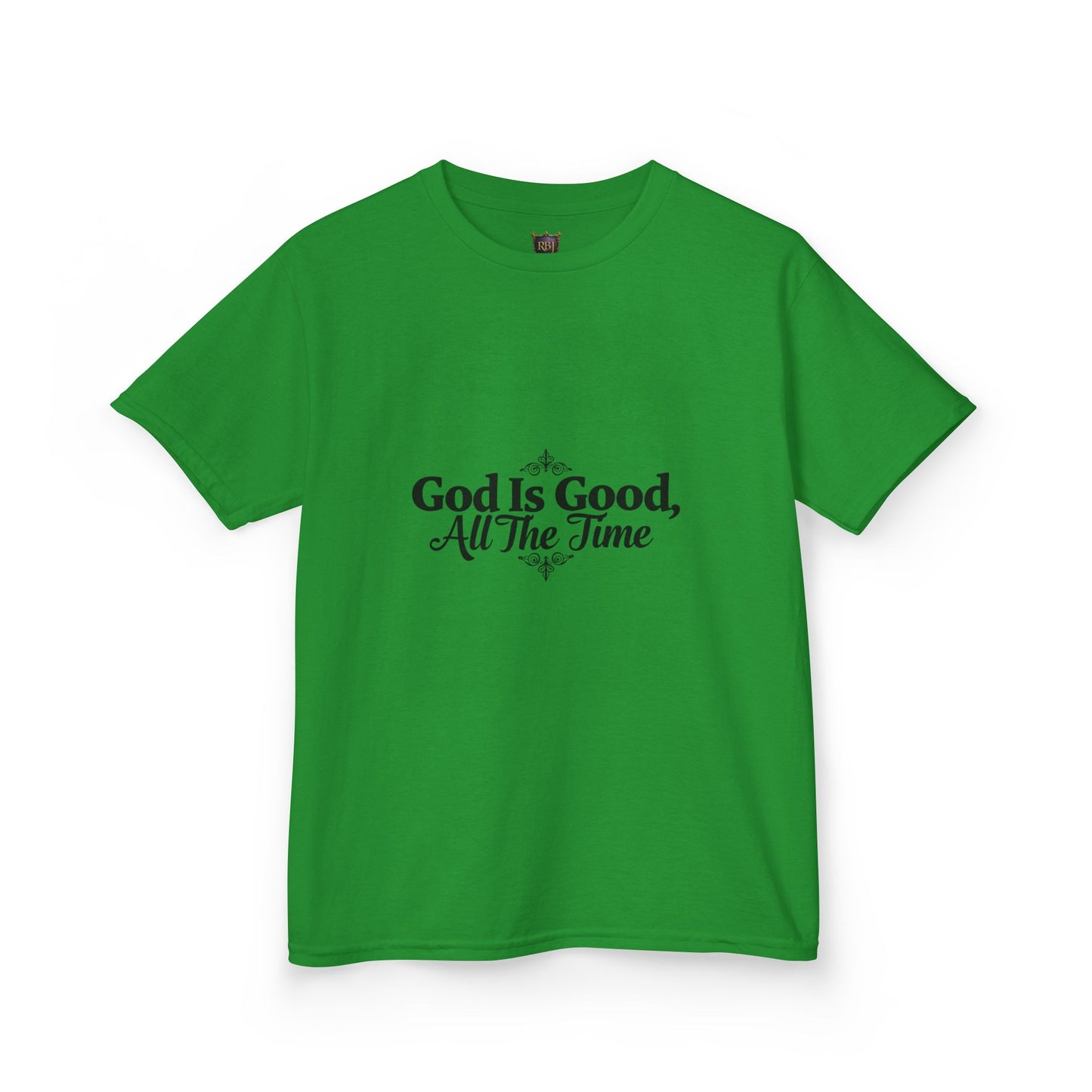 Kids Inspirational Tee - "God Is Good, All The Time"