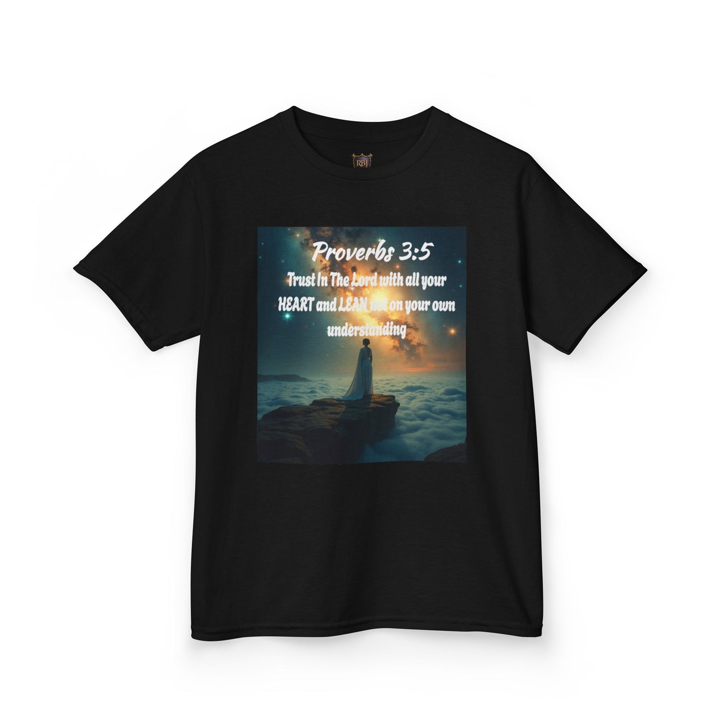"Proverbs 3:5" Inspirational Kids Tee