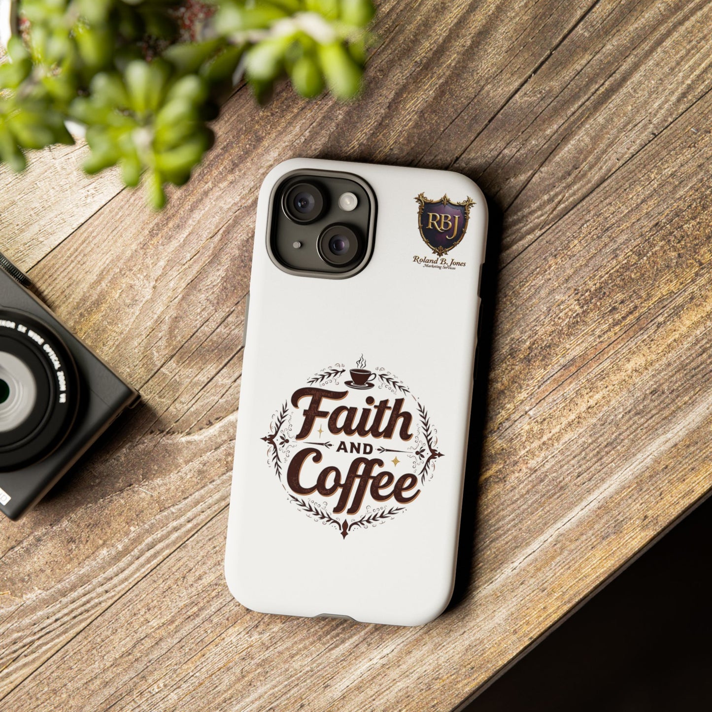 Faith and Coffee Phone Case