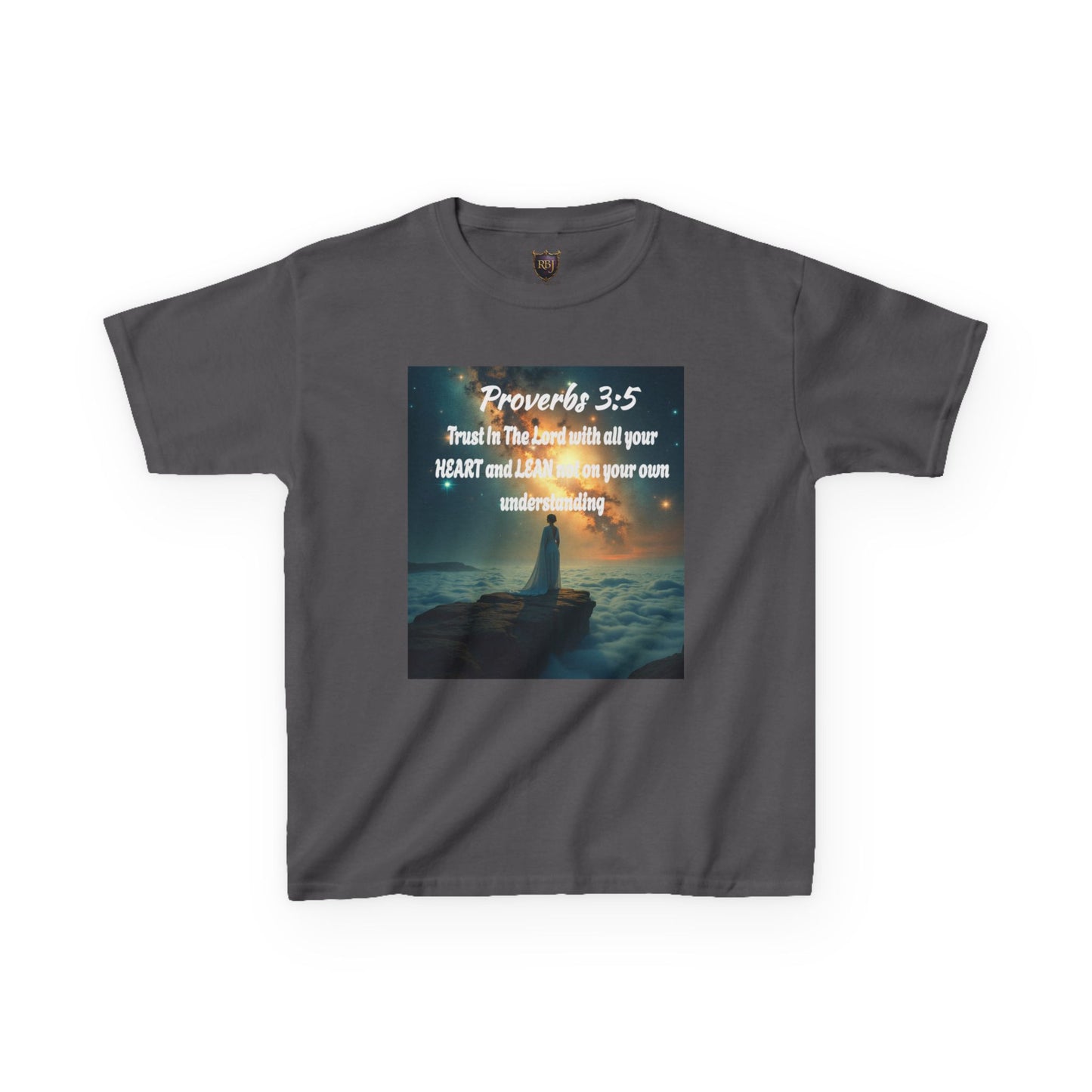 "Proverbs 3:5" Inspirational Kids Tee