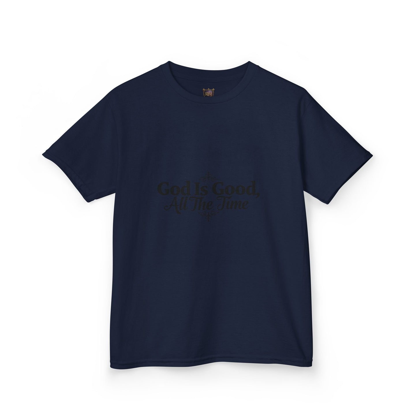 Kids Inspirational Tee - "God Is Good, All The Time"