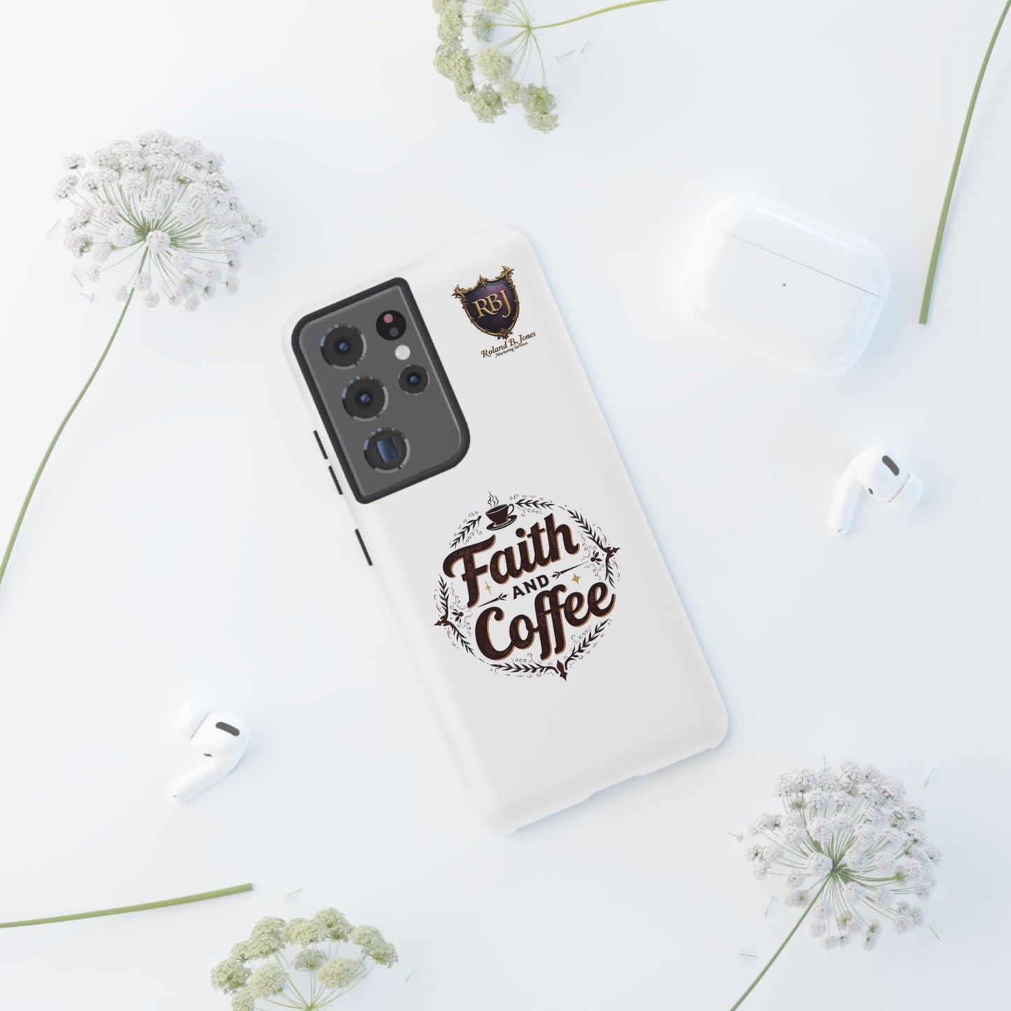 Faith and Coffee Phone Case