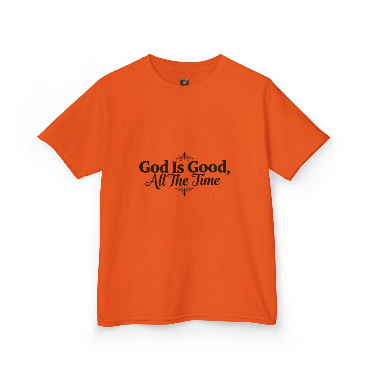 Kids Inspirational Tee - "God Is Good, All The Time"
