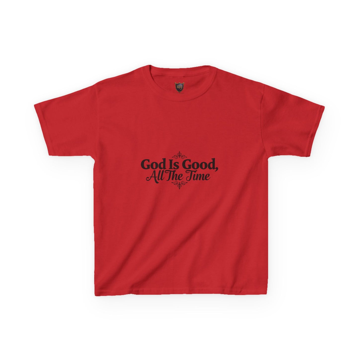 Kids Inspirational Tee - "God Is Good, All The Time"