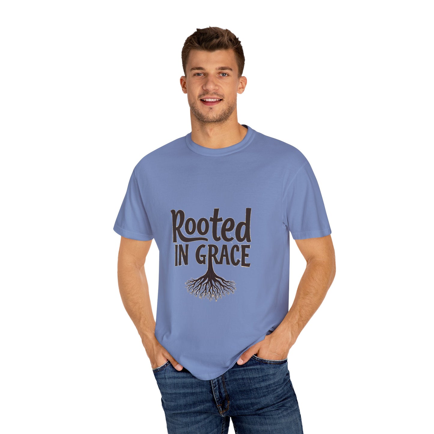 Rooted in Grace Unisex Garment-Dyed T-Shirt