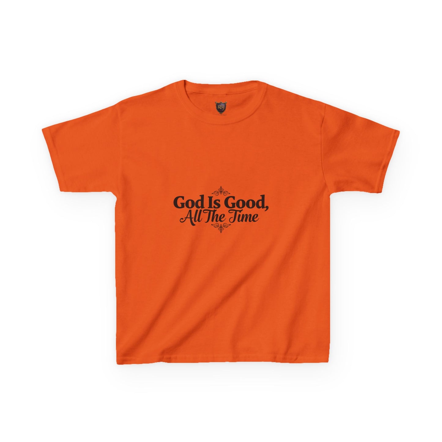 Kids Inspirational Tee - "God Is Good, All The Time"