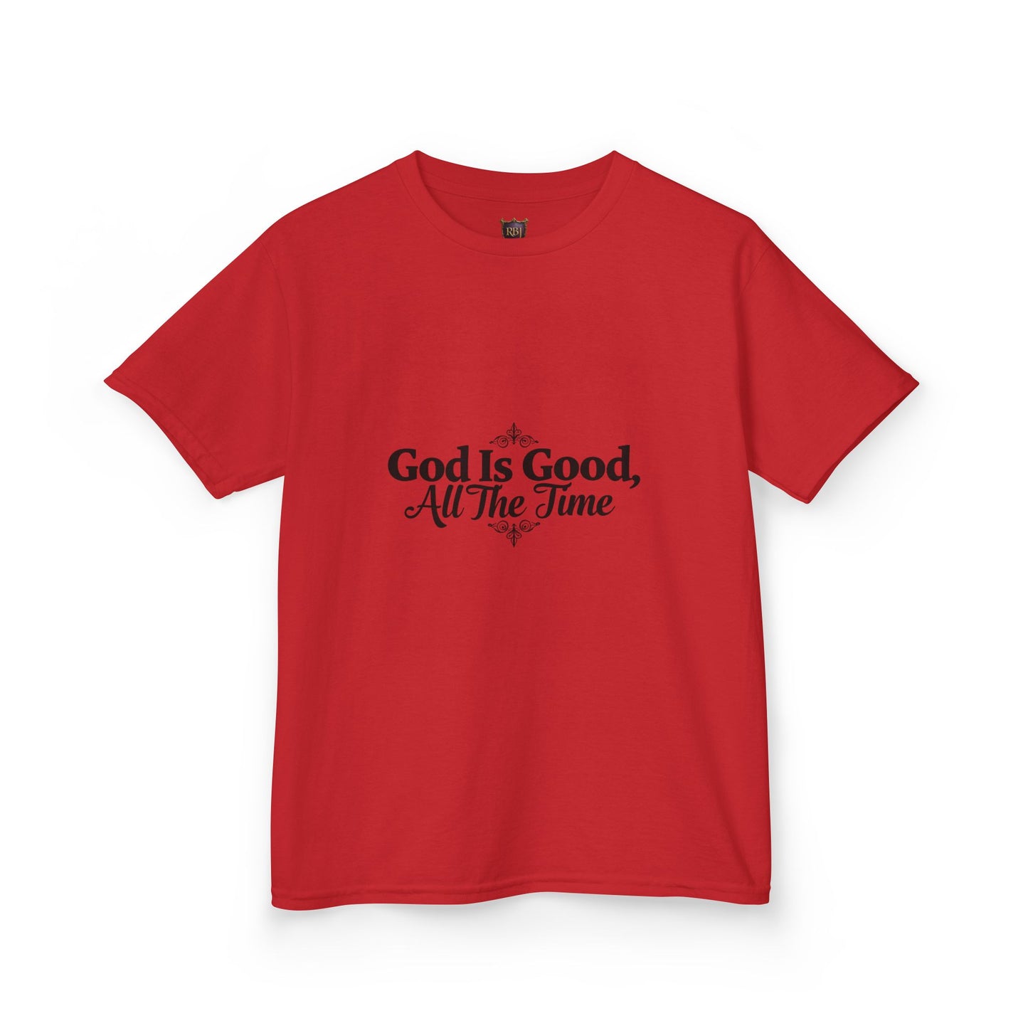 Kids Inspirational Tee - "God Is Good, All The Time"