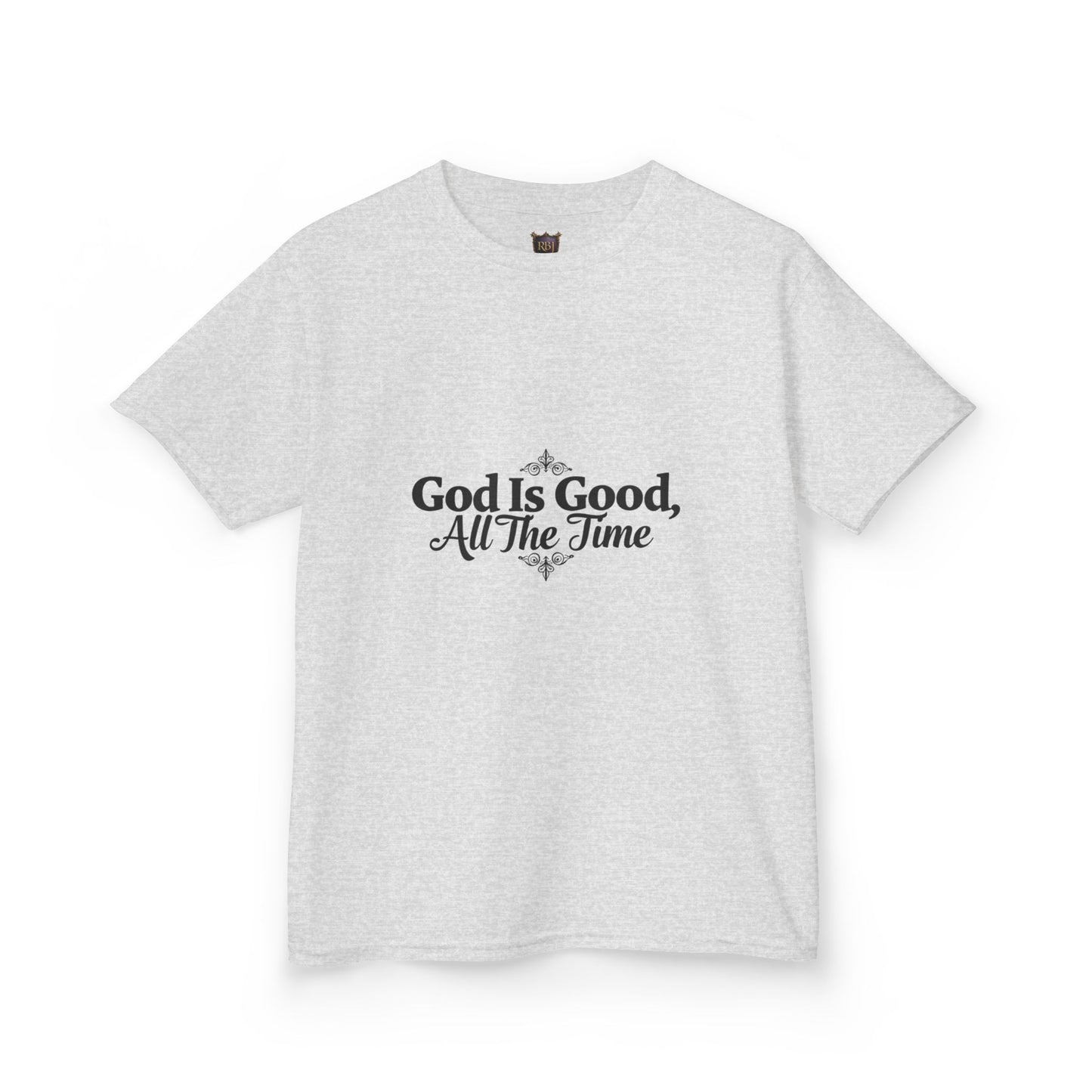 Kids Inspirational Tee - "God Is Good, All The Time"