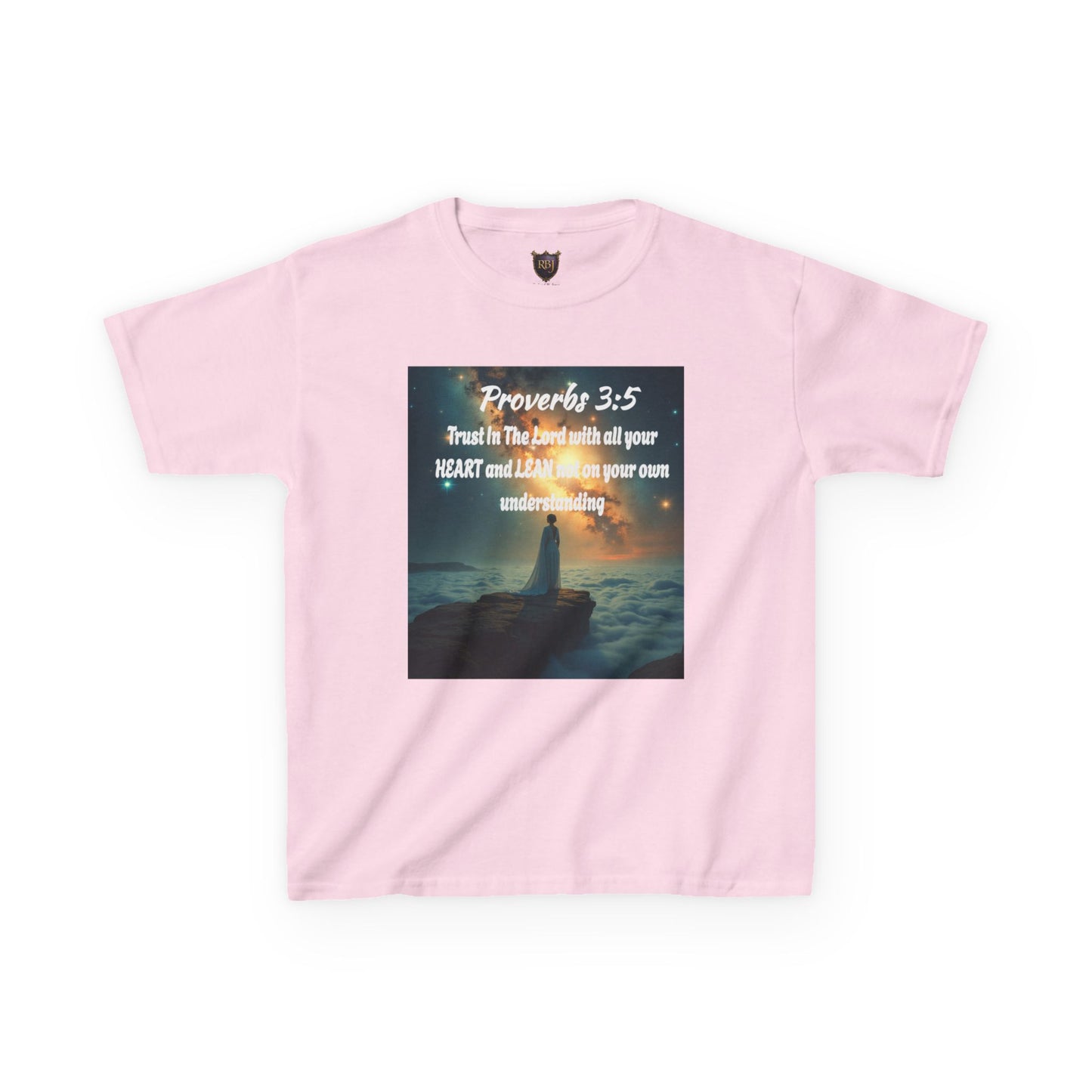 "Proverbs 3:5" Inspirational Kids Tee