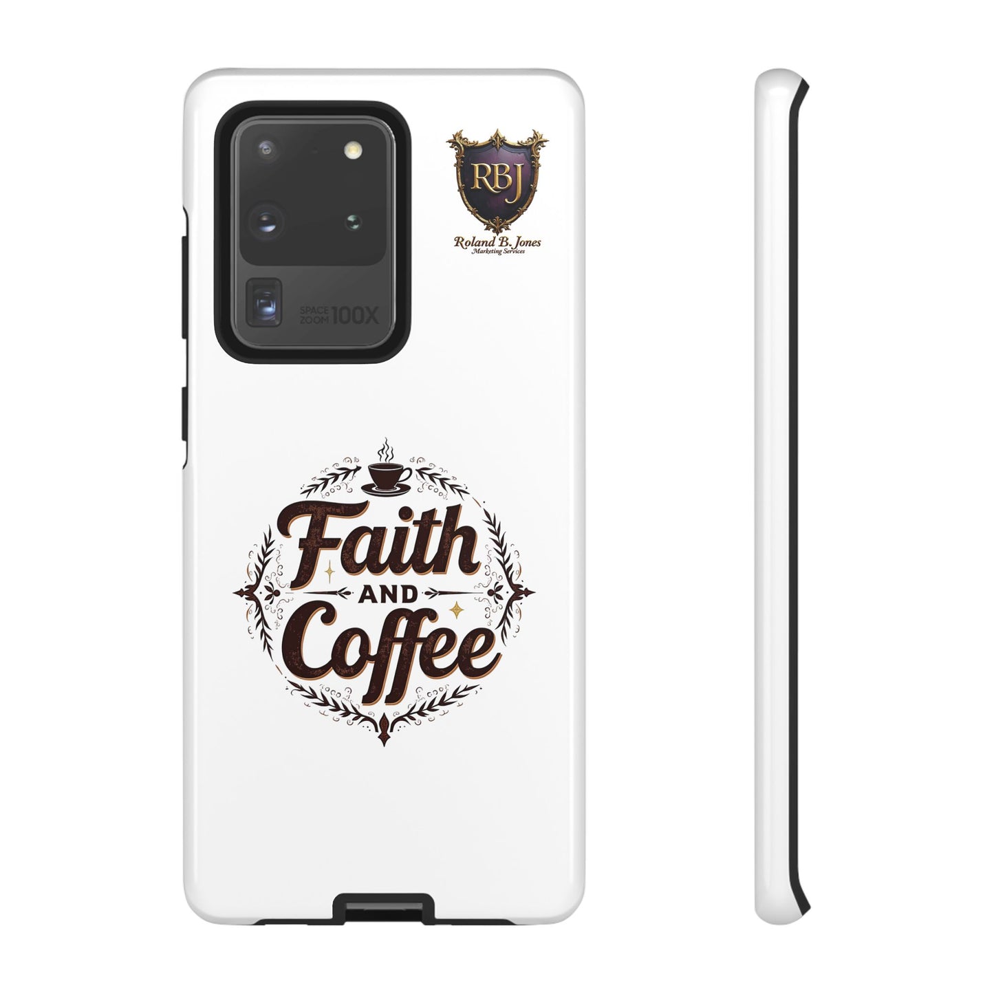 Faith and Coffee Phone Case