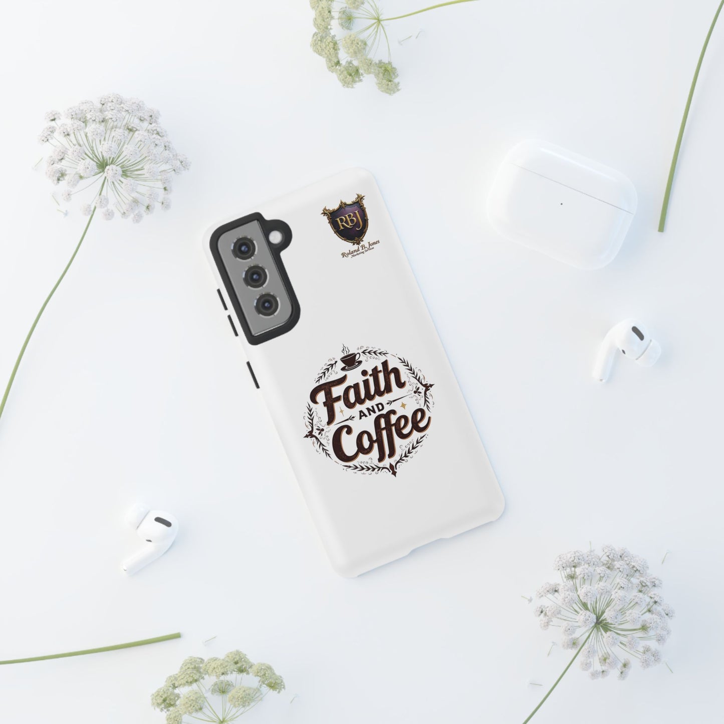 Faith and Coffee Phone Case