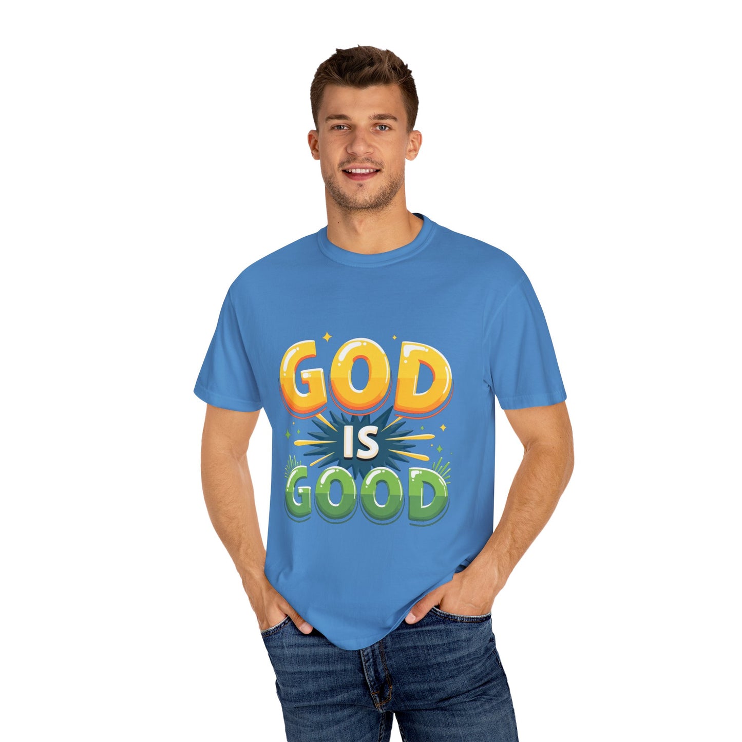 God is Good Garment-Dyed T-shirt
