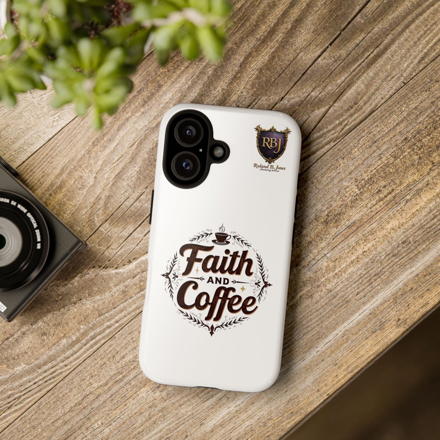 Faith and Coffee Phone Case