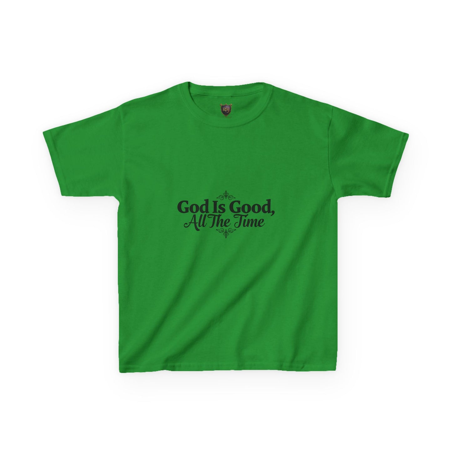 Kids Inspirational Tee - "God Is Good, All The Time"