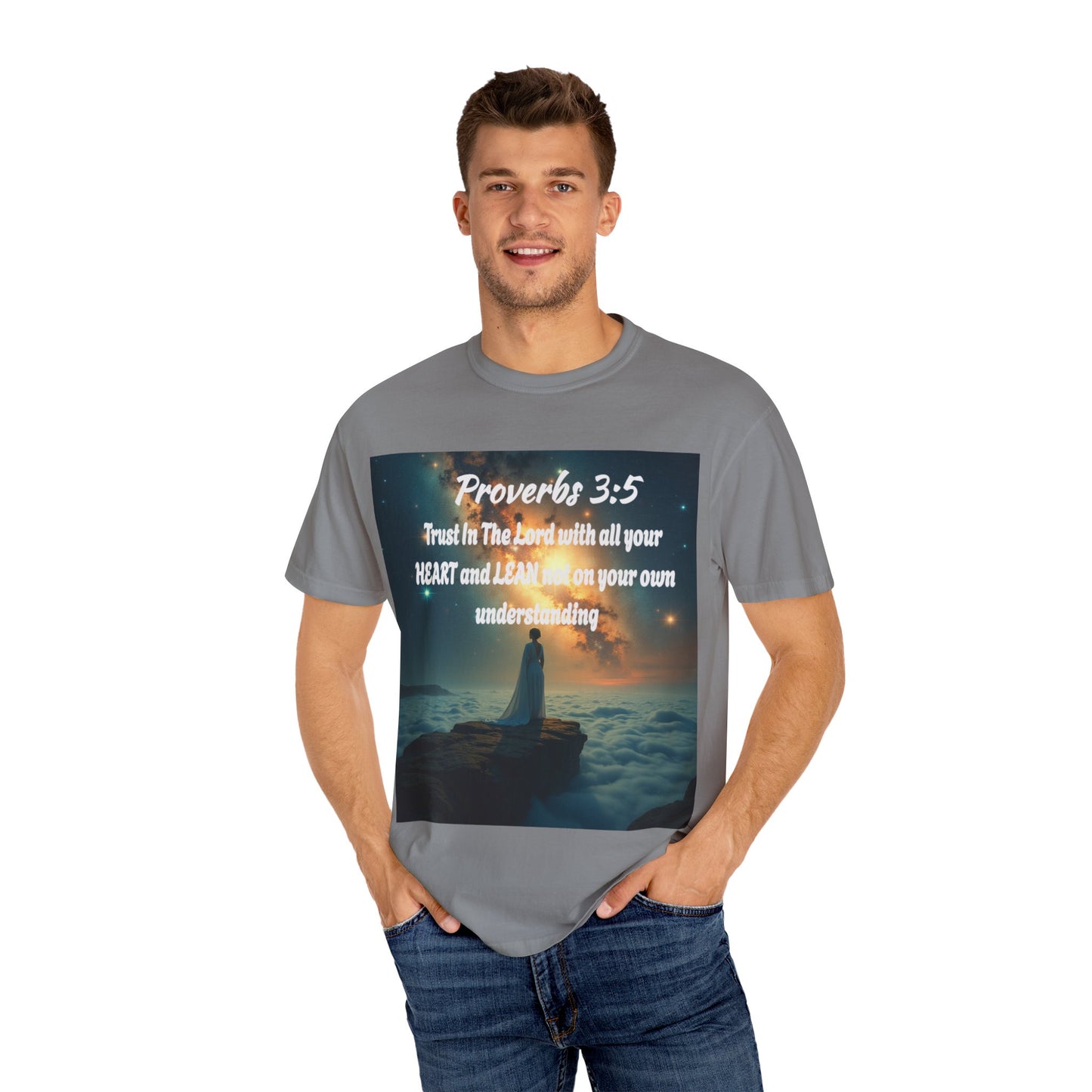 "Proverbs 3:5" Inspirational Trust Tee