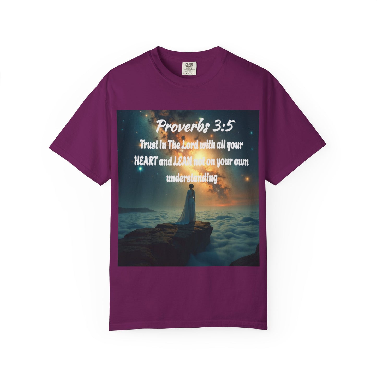 "Proverbs 3:5" Inspirational Trust Tee