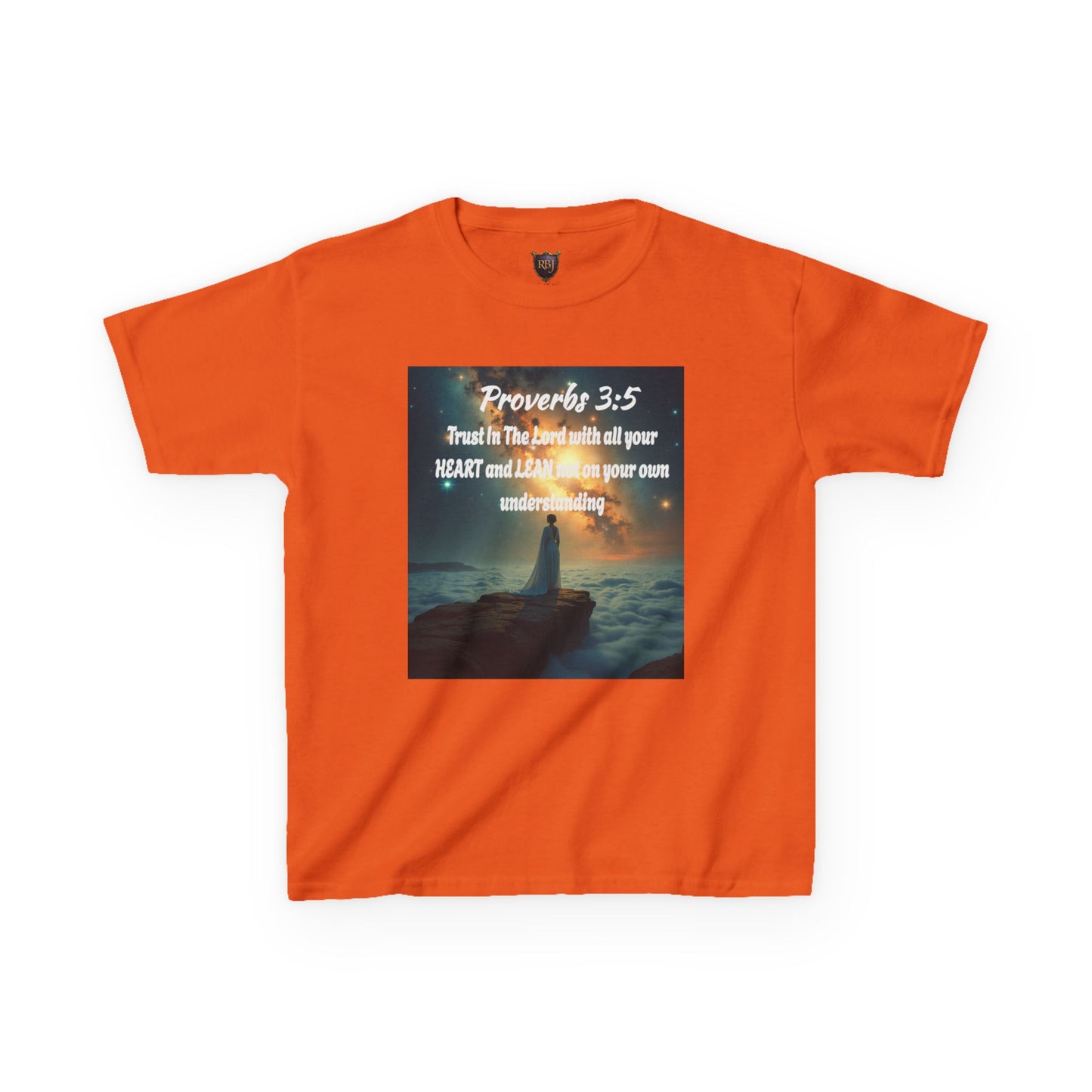 "Proverbs 3:5" Inspirational Kids Tee