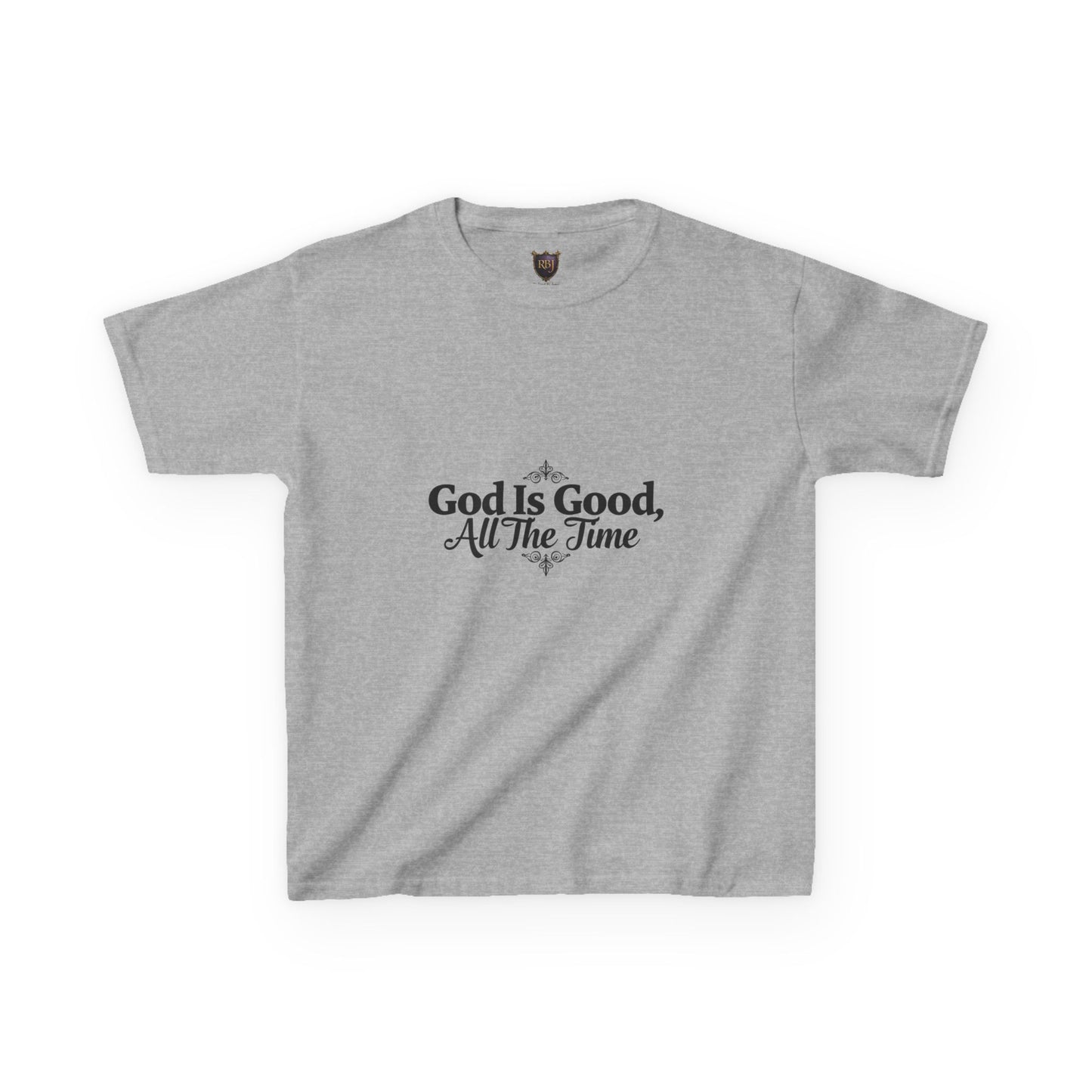 Kids Inspirational Tee - "God Is Good, All The Time"