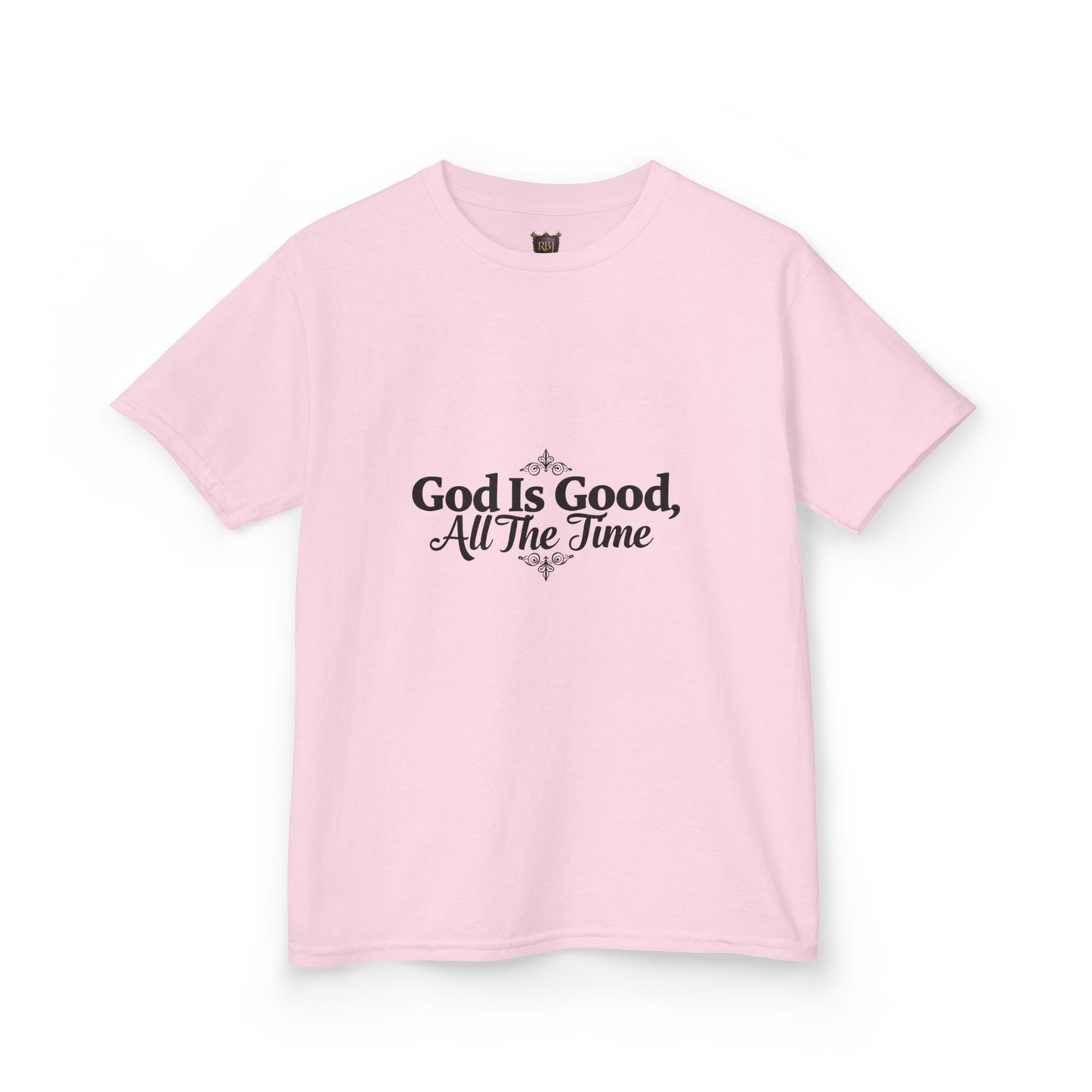Kids Inspirational Tee - "God Is Good, All The Time"